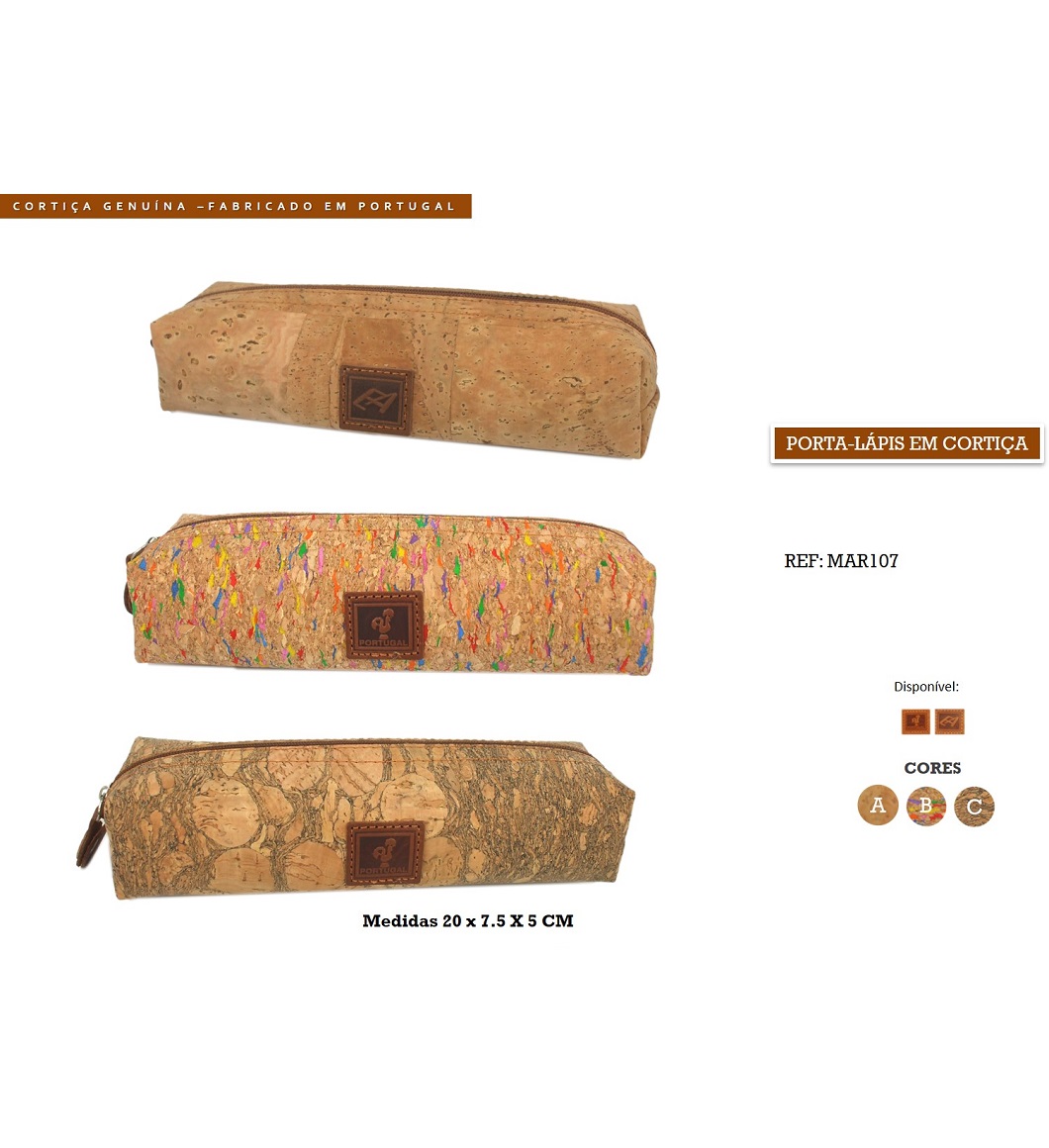 Porta-lápis em Cortiça